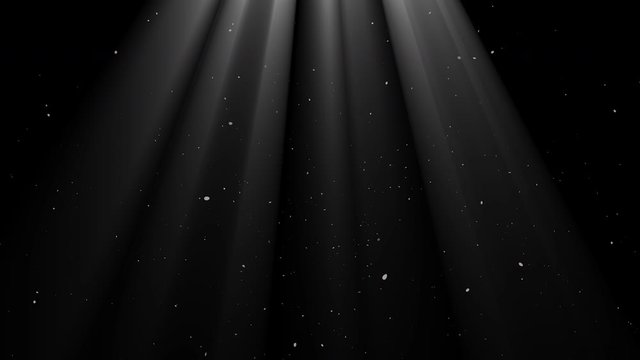 light burst with dust blak background