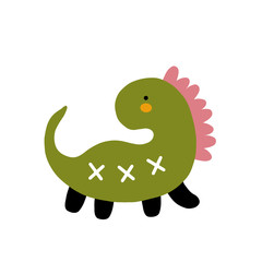 Cute cartoon animal vector illustration. Abstract icon for baby posters, art prints, fashion apparel or stickers.