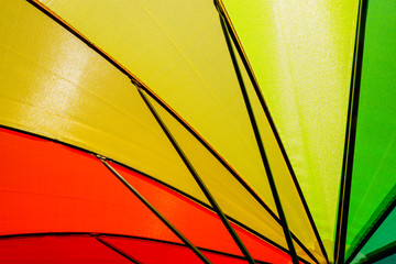 Fototapeta na wymiar background fabric texture of Colorful umbrella