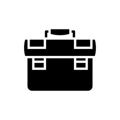 Tool Box Vector Icon Glyph Style Illustrations 