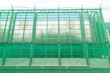 Protection net of golf driving range