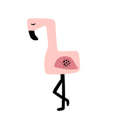 Cute cartoon animal vector illustration. Abstract icon for baby posters, art prints, fashion apparel or stickers.