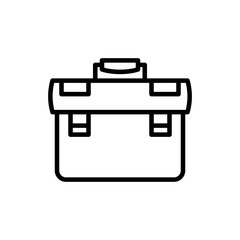 Tool Box Vector Icon Line Style Illustrations 