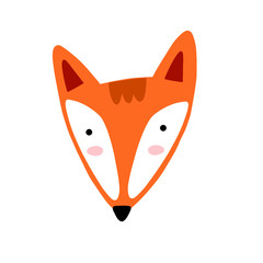 Obraz premium Cute cartoon animal vector illustration. Abstract icon for baby posters, art prints, fashion apparel or stickers.