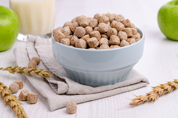 Pressed cereal bran