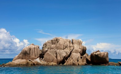 Fototapeta na wymiar îlot Saint Pierre, Seychelles