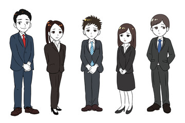 不安げな新入社員