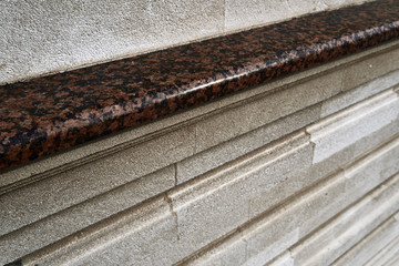 closeup of architectural element for background or texture