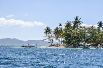 Palm island somewhere in Philippines