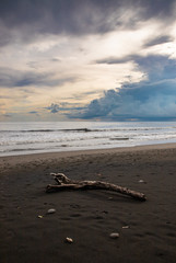 beautiful sky at the beach