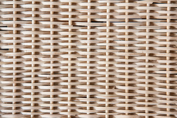 close up of rattan texture.