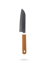 kitchen knife on isolated white background