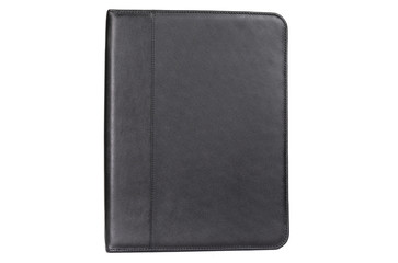 elegant leather black folder for businessman documents