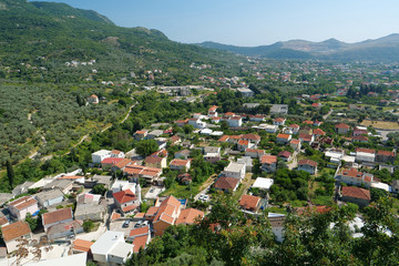 View on Bar city, Montenegro