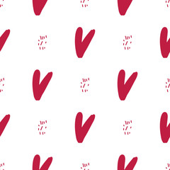 Birds and leaves patter. Flat illustration for your design. Card about love