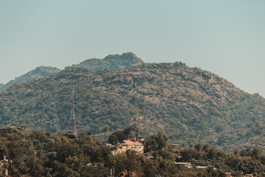 View of the mountains in Mount Abu, Rajasthan, India