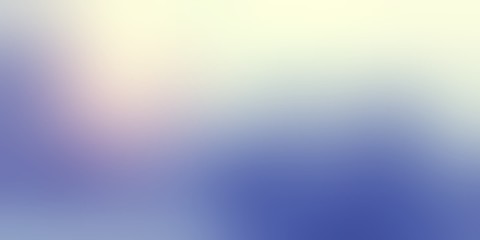 Winter blur silhouette abstract pattern.  Blue lilac yellow gradient soft background.