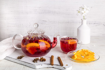 Image with fruit tea.