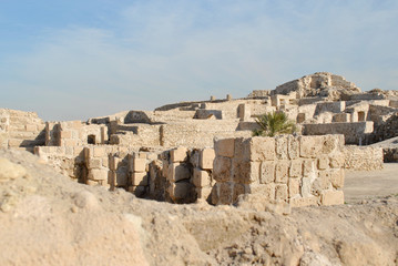 Bahrain National Fort view at Sunny day