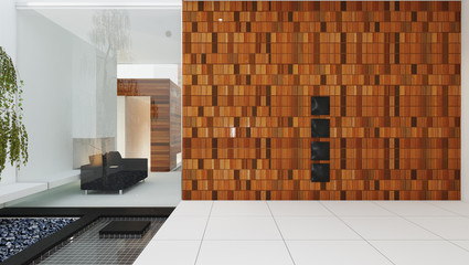 interior room for furniture, doors, decor elements