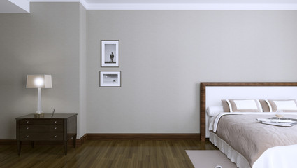 interior room for furniture, doors, decor elements