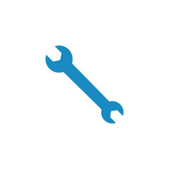Repair service sign vector icon. Wrench icon