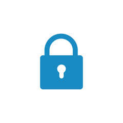 Lock vector icon, Lock symbol vector for web design