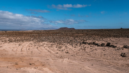 Im Nordwesten von der Insel Fuerteventura