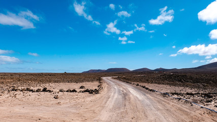 Im Nordwesten von der Insel Fuerteventura