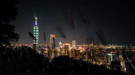 Fototapeta na wymiar Taiwan Night landscape