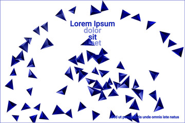 Obraz premium Triangular background.