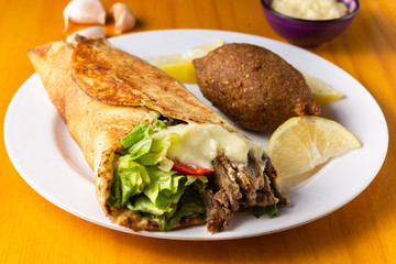 shawarma de carne