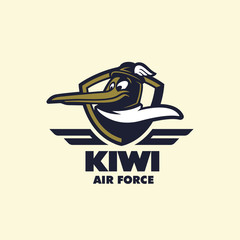 'Kiwi Air Force' t-shirt design
