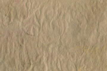 Coffee Grunge Paper Texture on the white isolated background. Vintage aged look.