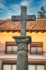 Cruz de piedra en Ayllon