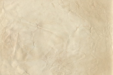 Coffee Grunge Paper Texture on the white isolated background. Vintage aged look.