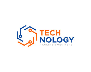 Technology Logo Icon Design Vector