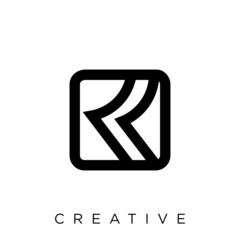 rr logo modern vector icon