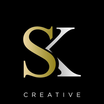 sk luxury logo design