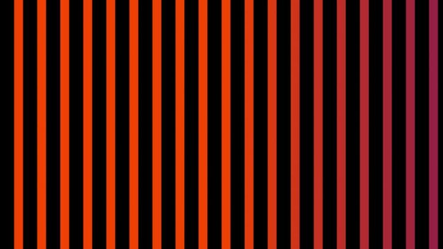 Modern animation with appearing and vanishing vertical gradient neon lines. Jalousie 4k imitation. Usable for backgrounds, wallpapers, banners, presentations