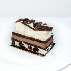 Sweet dessert. Chocolate cake