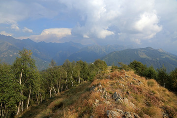 Bergamasque Alps, view from Mt. Muggio, Bergamasque Alps, Italy