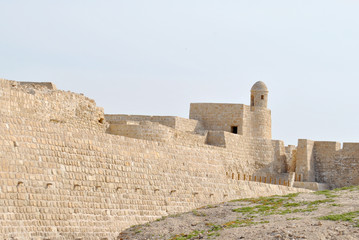 Bahrain National Fort view at Sunny day