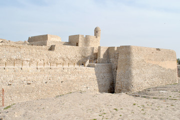 Bahrain National Fort view at Sunny day