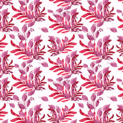 seamless floral pattern with flowers on a white background