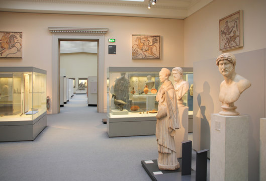 LONDON - JANUARY 20, 2009: Roman art collection on January 20, 2009 in British Museum, London.