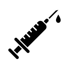 Syringe icon vector