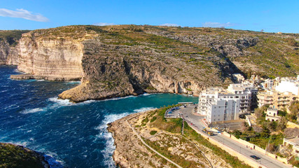 The Island of Gozo - Malta from above - aerial photography