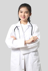 young woman doctor