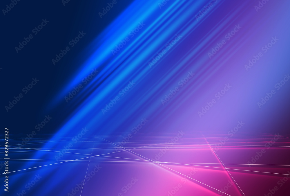 Poster background empty show scene. ultraviolet dark abstract background. geometric neon shapes, neon glow,
